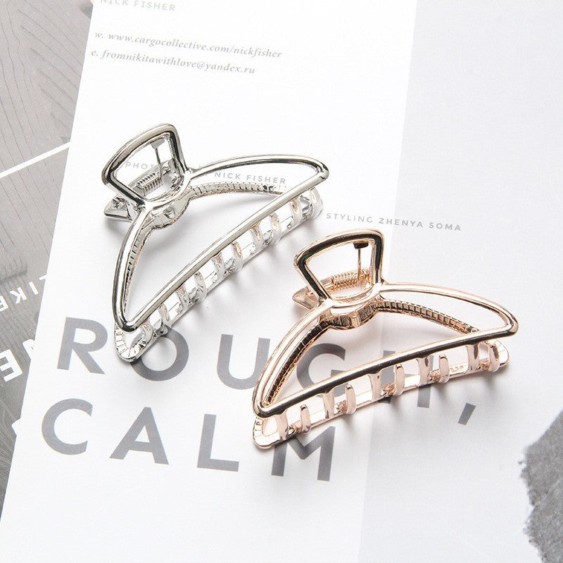 Alloy Crafted Large Geometric Clip Set