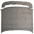 Lowe Pontoon Boat Forward Bimini Cover Gray by Lowe