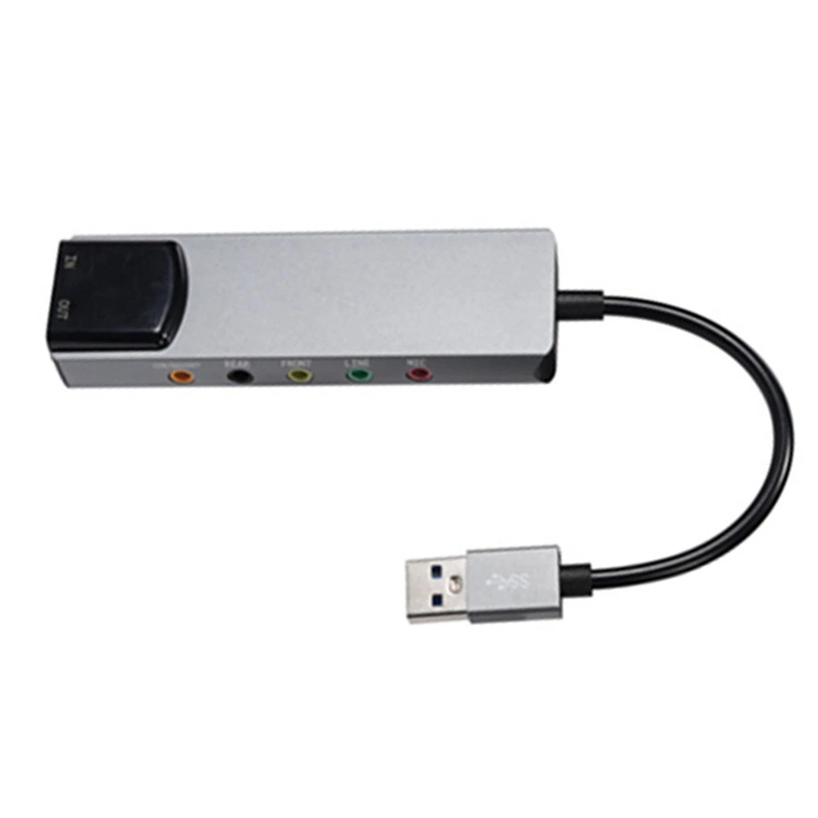 Usb Sound Card 5.1 Channel External Audio Card Spdif Optical Supports