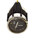 Faria Boat Trim Gauge GBC643A | Honda 2 Inch Silver Black by Faria