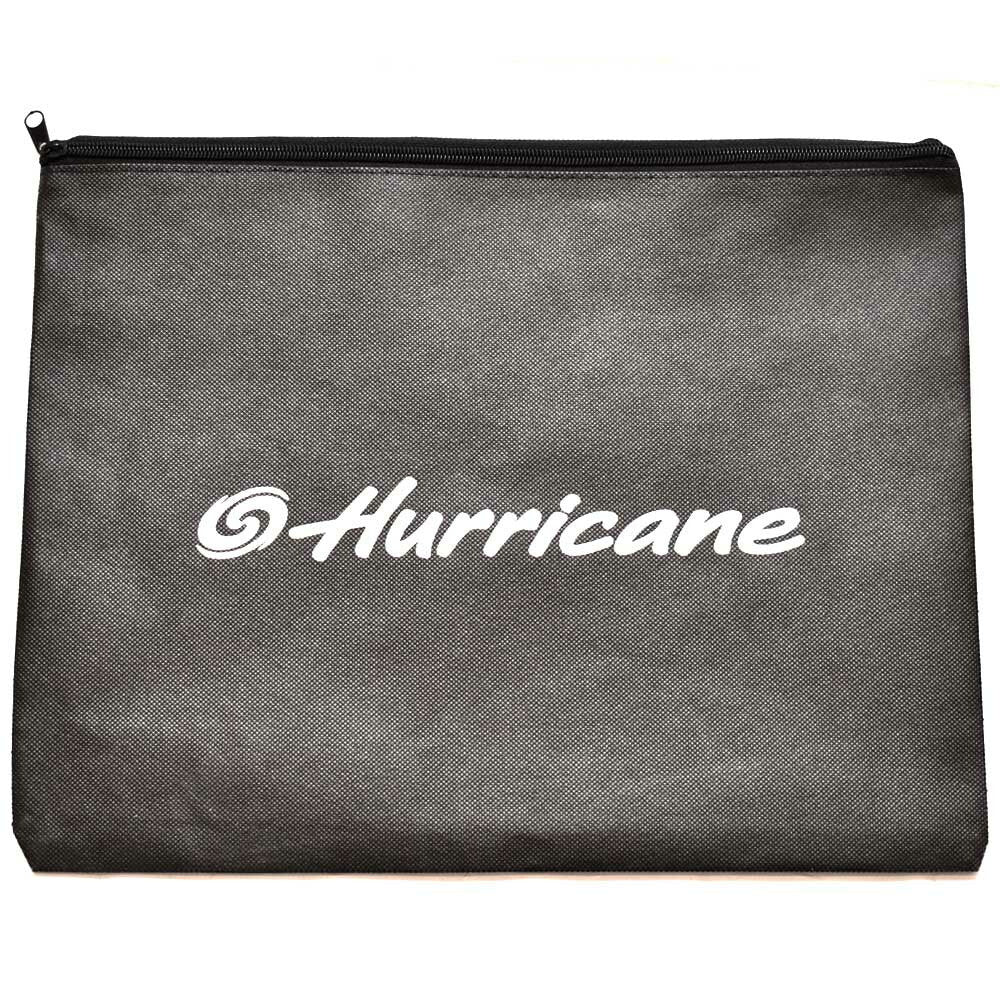 Hurricane Boat Zippered Storage Pouch | 15 3/8 x 12 Inch Black FabricO