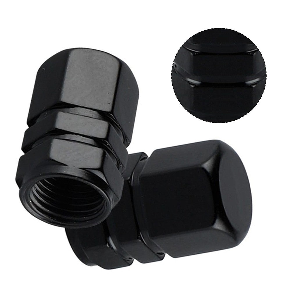 Hexagonal Aluminum Bicycle Tire Valve Covers