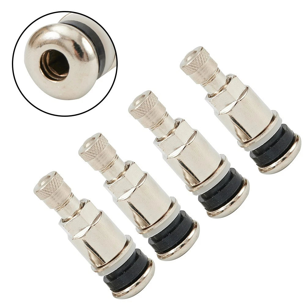 Foralloys Wheels Car Van Tyre Valve Metal Stainless Steel 11.3mm Hole