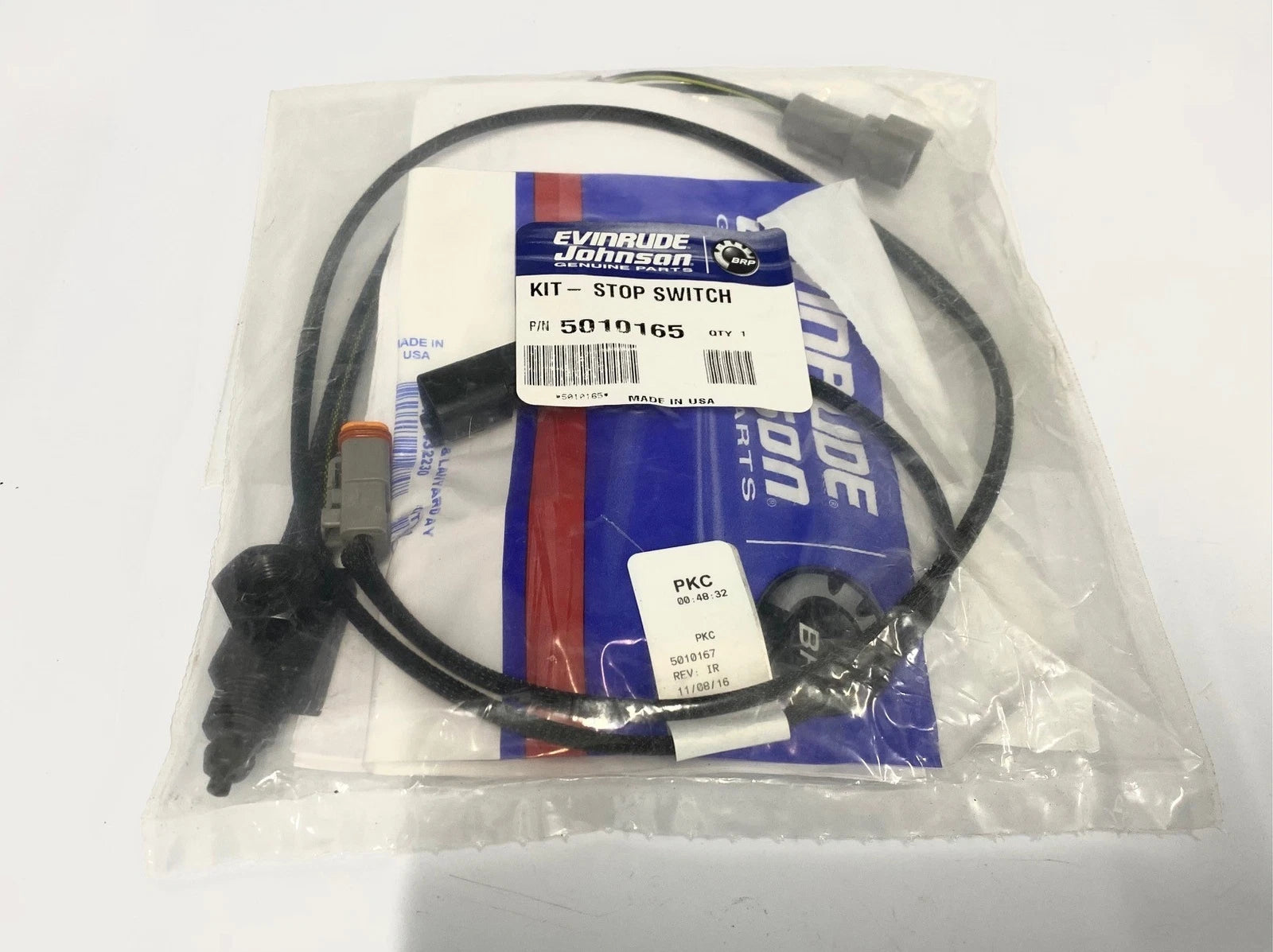 '-New- Evinrude Johnson 5010165 , Stop Switch Kit