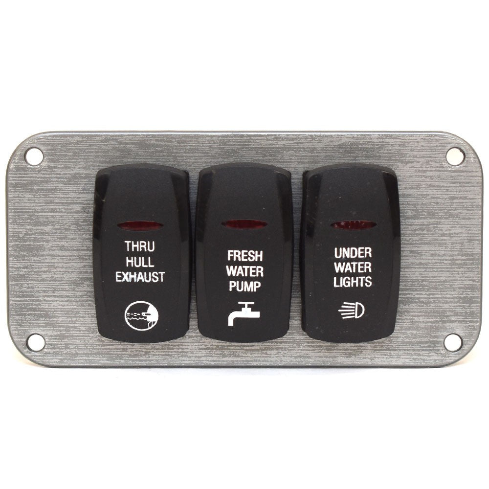 Boat Switch Panel Regal 2 1/2 x 5 Inch by Regal