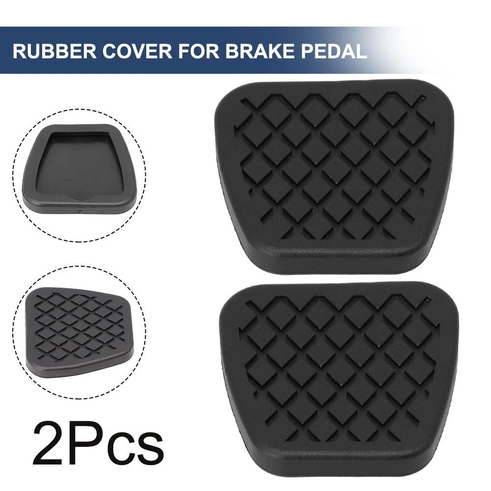 High Quality Brake Clutch Pedal Replacement 2pcs Black Easy