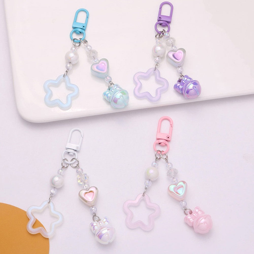 Cute Acrylic Keychain Backpack Pendant