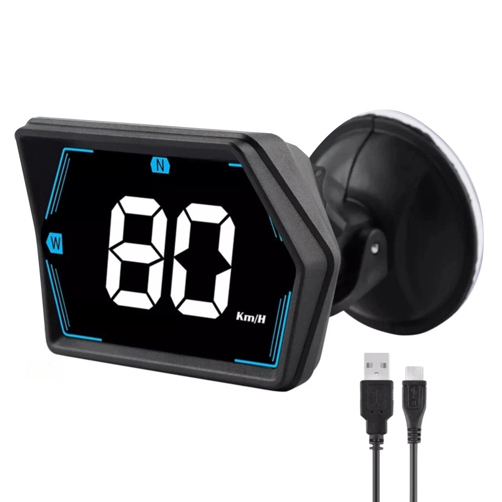 Hud Gps Head Up Display Speedometer Odometer Usb Powered Car