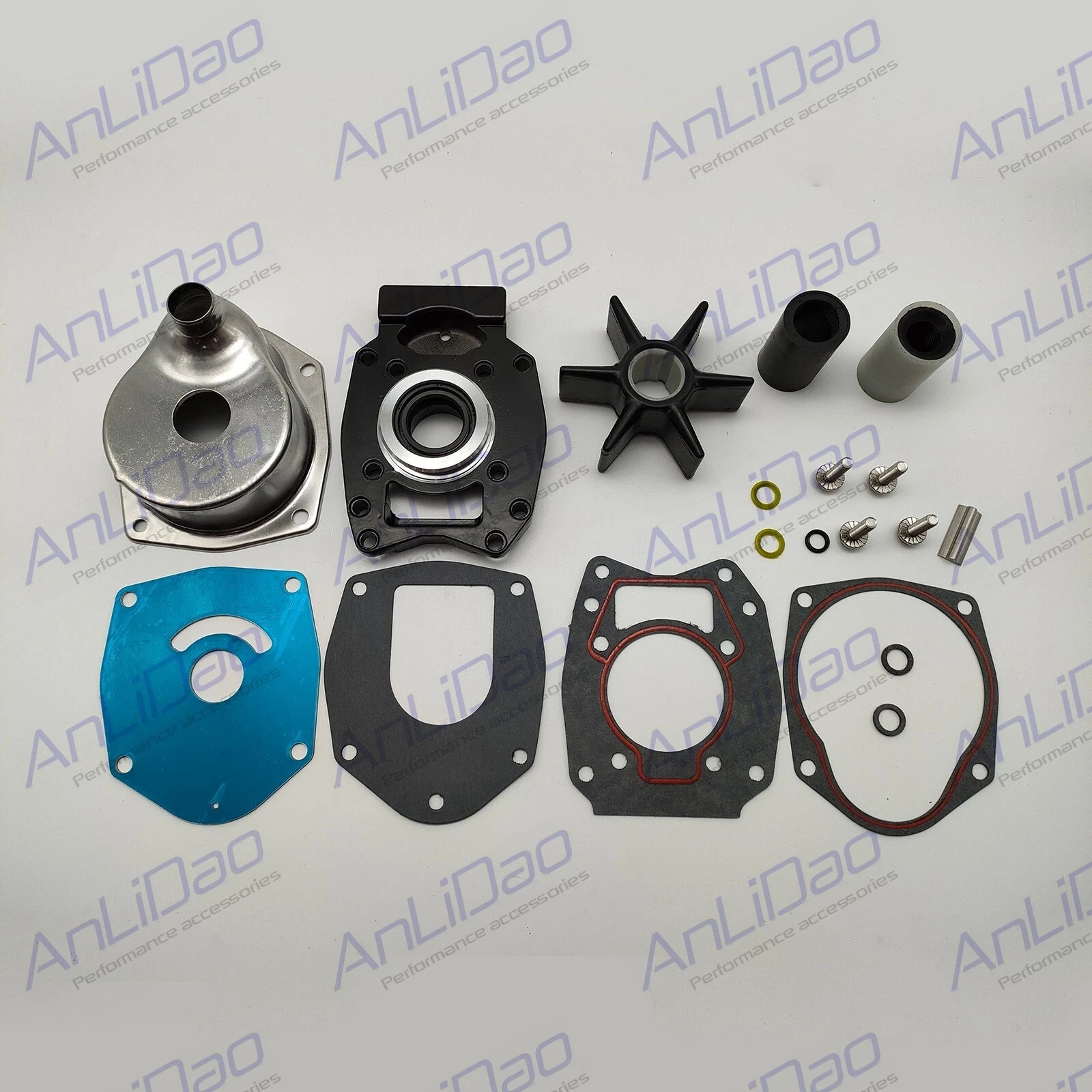 Fit Mercury Mariner 60-125hp Water Pump Impeller Kit 46-8m0113799