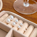 Classic Pearl Earrings Lightweight Construction