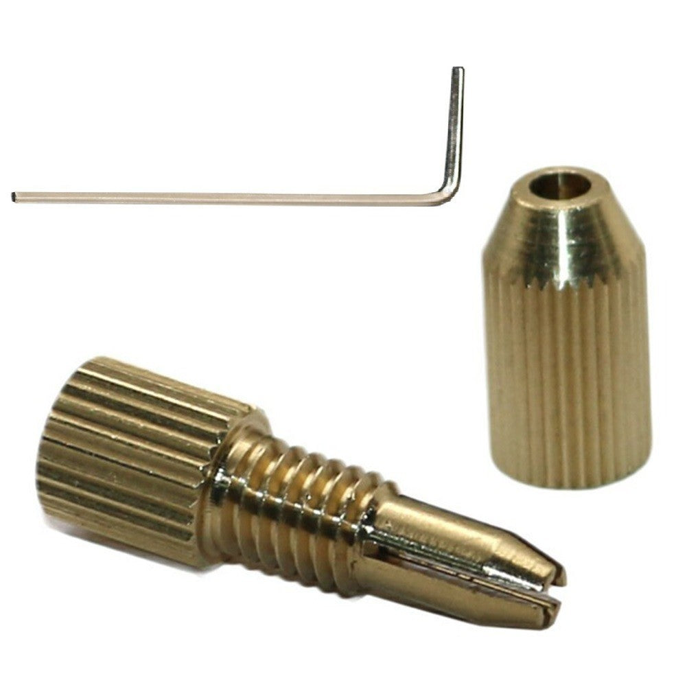 Brass Electric Motor Shaft Clamp Fixture
