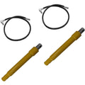 Snow Plow Cylinder Rams & Hydraulic Hoses Kit Fits Meyers Snow Plow