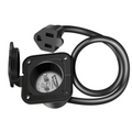 15 Amp 125V Ac Port Plug With Nema 5-15p To Nema5-15r Extension Cord