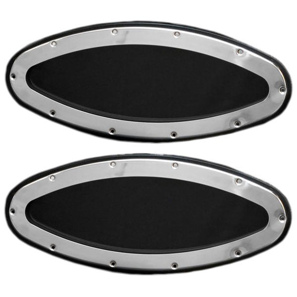 Boat Port Windows Custom 17 1/4 x 7 1/4 Inch Aluminum