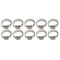 Single Ear Hose Clamps for Thermal Expansion
