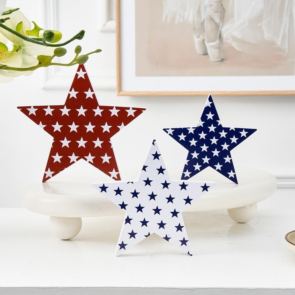 Star Shape PVC Decor for 4th of July by Unknown