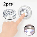White Led Light Touch Lamps 3-LED Touch Lamps Self-stick On Click