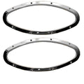 Boat Port Window Trim Rings Stainless Pair