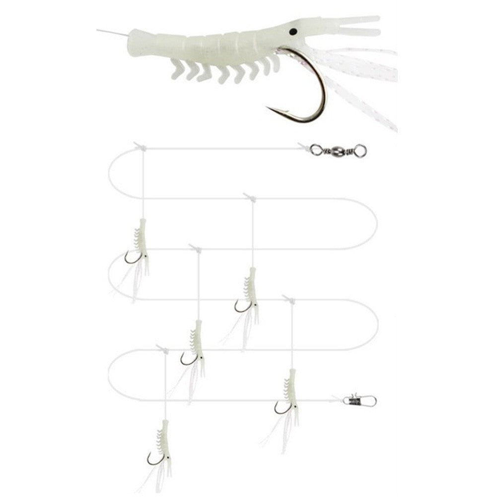 Soft Silicone Shrimp Bait Hooks