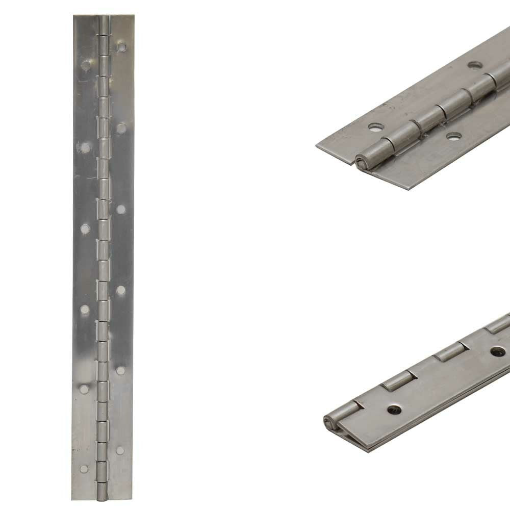 Boat Piano Hinge Stainless Steel 12 x 1 1/2 Inch