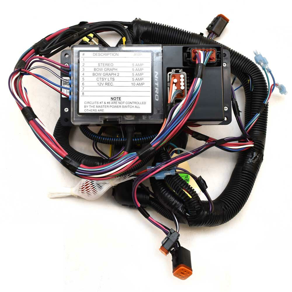 Nitro Boat Terminal Fuse Block 307786 with Harness Assembly by Nitro