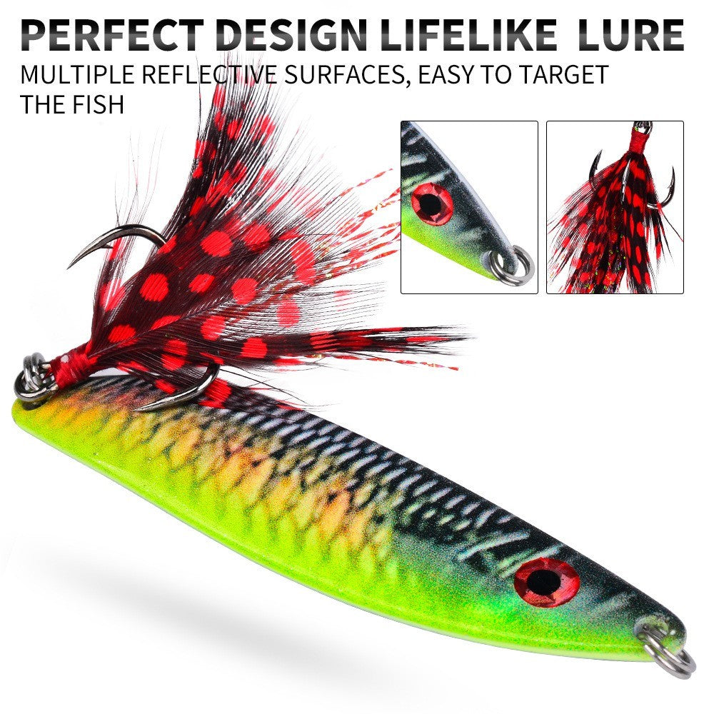 S-Shape Metal Spoon for Bass Fishing