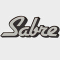 Raised Decal Sticker Bass Cat Sabre Reflective Silver by Bass Cat