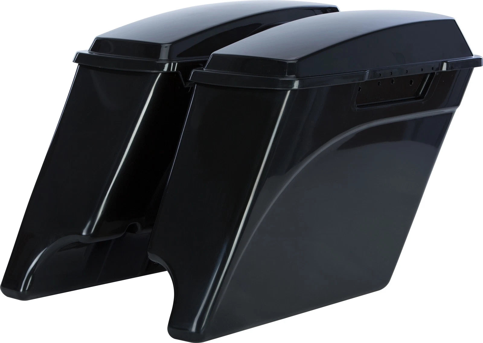 Harddrive Abs Stretched Saddlebags With Lids For Harley Davidson