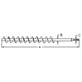 Auger 249278a1 Fits Case 1640 1660 1666 2144 2166 2344 2366 2377 2388