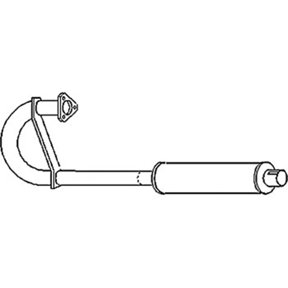 Muffler Mf9010 Fits Massey Ferguson To35