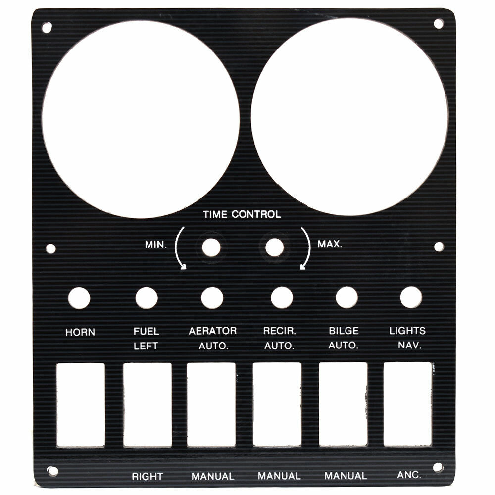 Time Control Panel Bass Cat Boat Black by Bass Cat