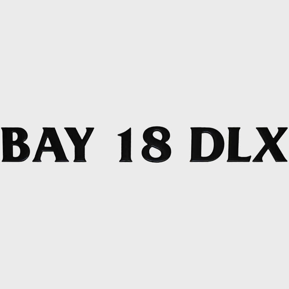 G3 Boat Raised Emblem Decal Bay 18 DLX Sticker Black by G3