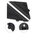 Gloss Black Door Mirror Flag Cover For Fiat 500 2012 2019 Left+right