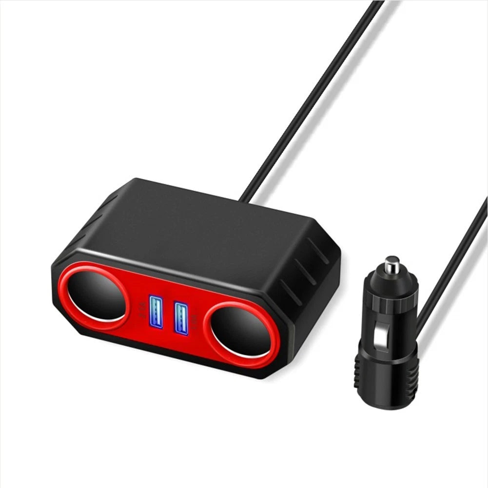 Compact 120W Car Charger With Dual Usb Interface Suitable For All