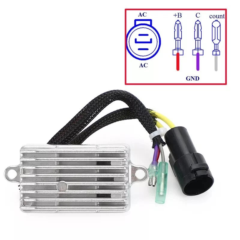 Rectifier Plastic Conn for Johnson/Evinrude 9.9-35 HP 1995-2001