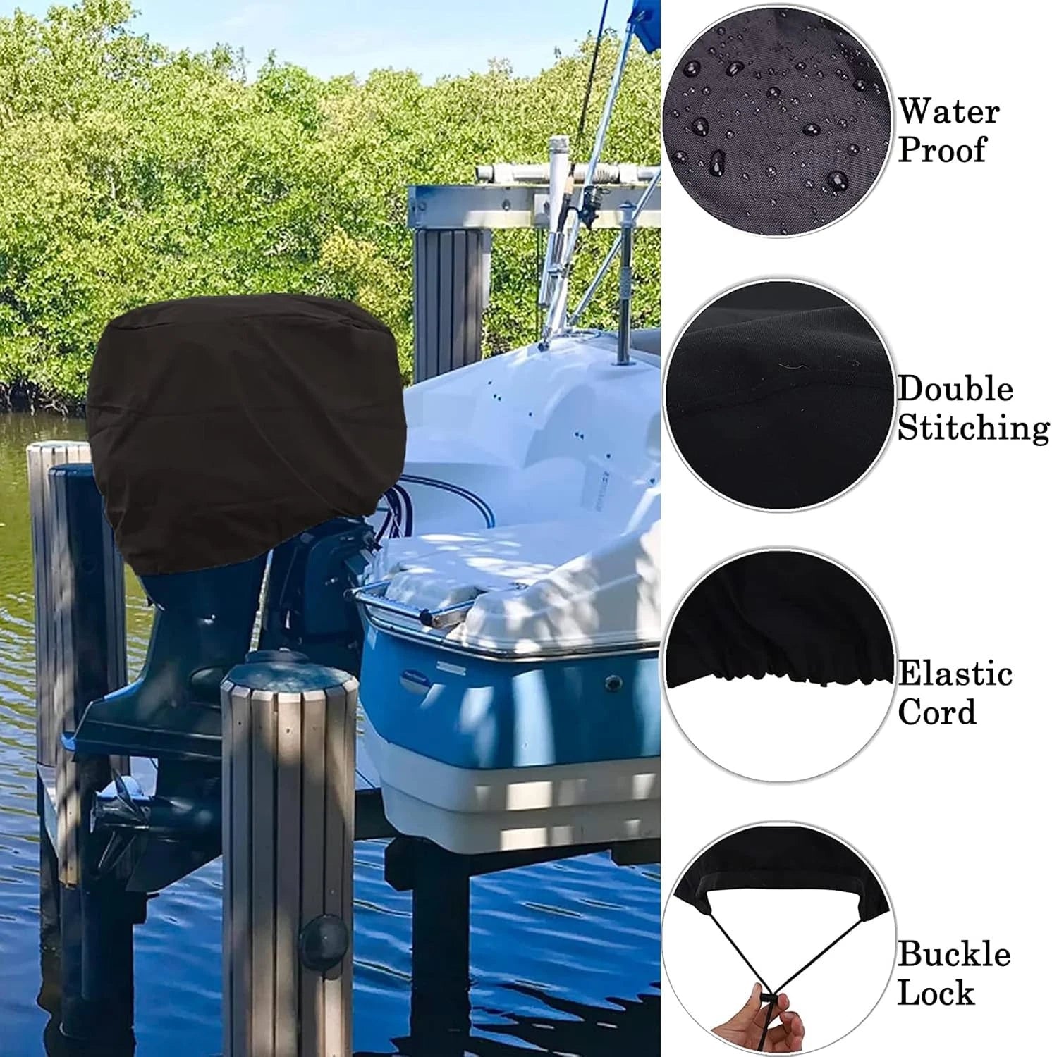 Outboard Motor Cover – 100-150HP Waterproof