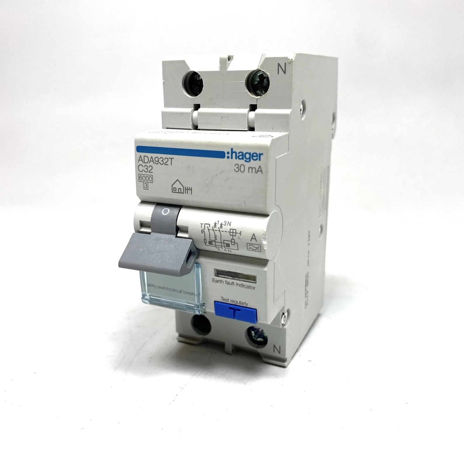 Hager Ada932t, 2 Pole C32 Circuit Breaker Switch | Hook & Hull Co