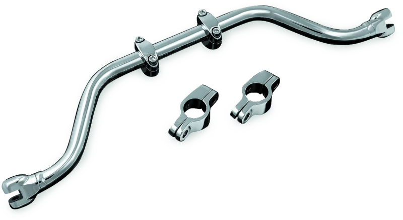 Kuryakyn Longhorn Trident Offset Highway Pegs For Harley Dyna