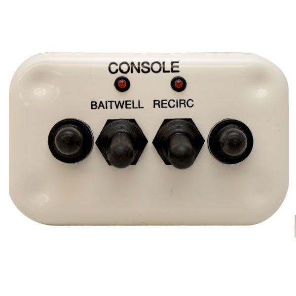 Triton Boat Breaker Switch Panel 4 x 2 1/2 Inch White by Triton
