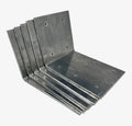1/4'' X 8'' X 6'' Aluminum 15 Degree, Predrilled | Hook & Hull Co