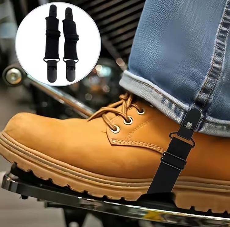 Elastic Boot Clips Adjustable Pant Leg Straps