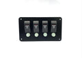 4 Button Spreader Bar Light Switch Panel, Boat, 7" | Hook & Hull Co