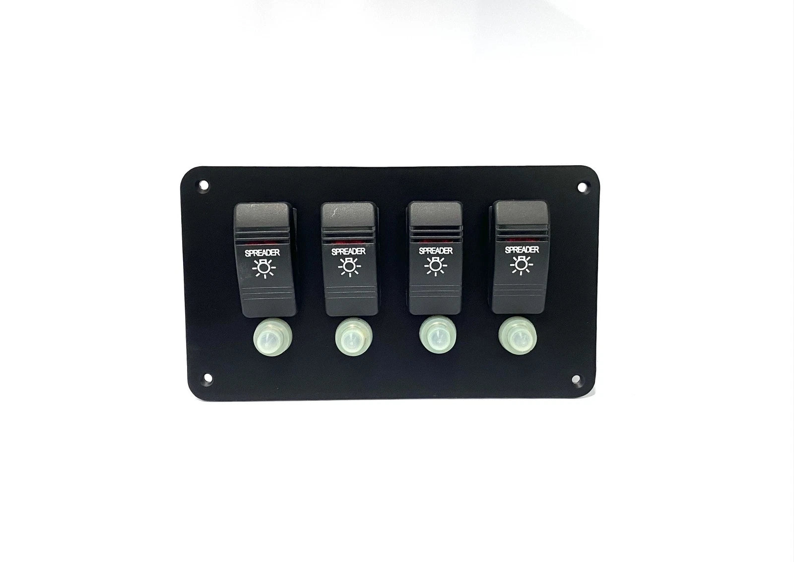 4 Button Spreader Bar Light Switch Panel, Boat, 7" | Hook & Hull Co