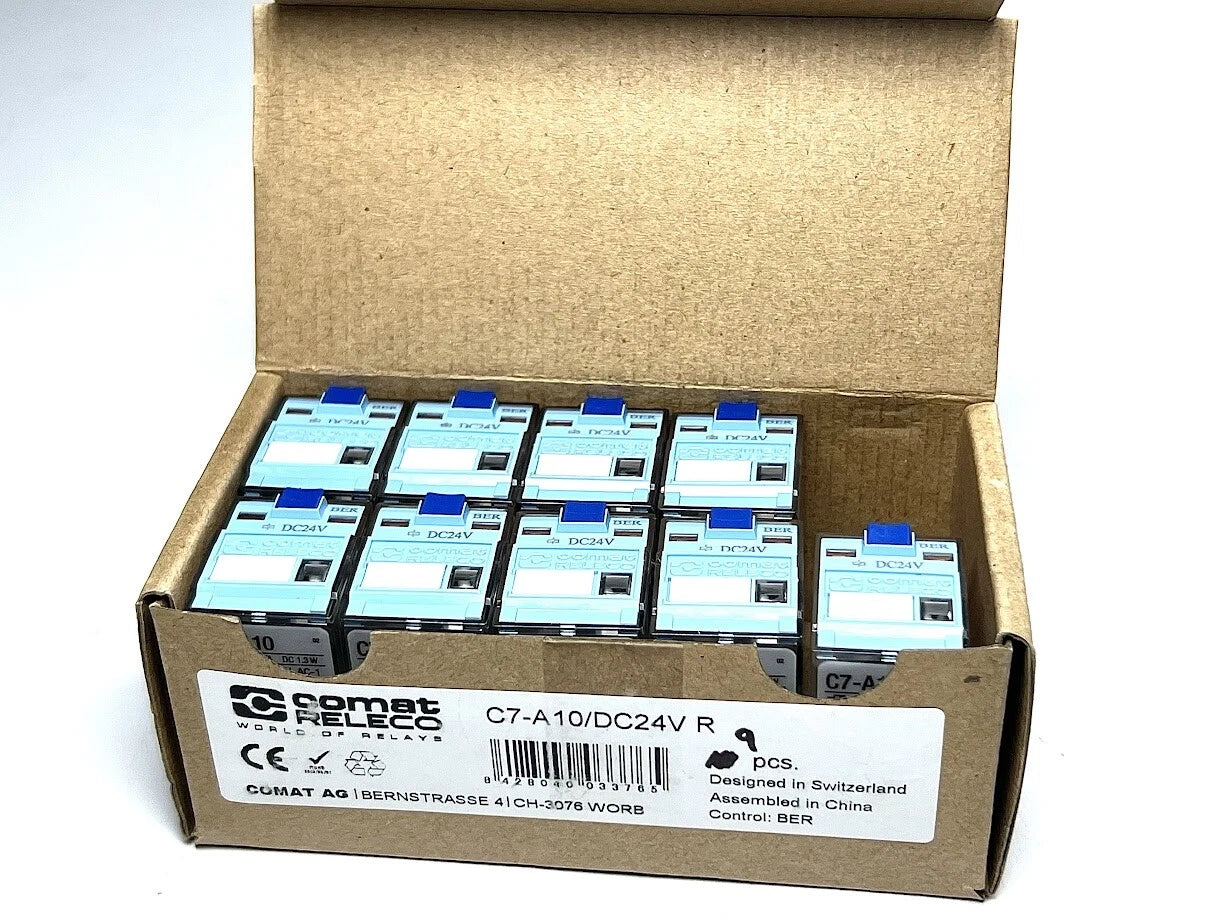 Comat Releco C7-a10, Control Relay, Dc24v, 9 Pack, Oem