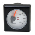 Faria Boat Trim Gauge 2 Inch Black White by Faria