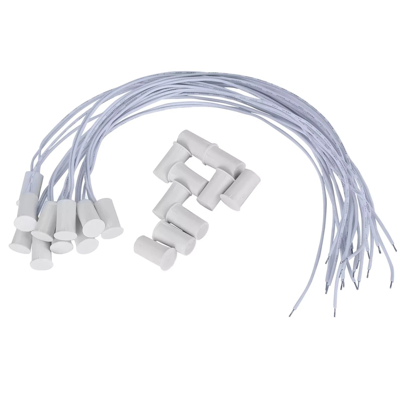 100 Ma 10 X Rc-33 Nc Wired Door Contact Sensor Alarm Magnet Reed