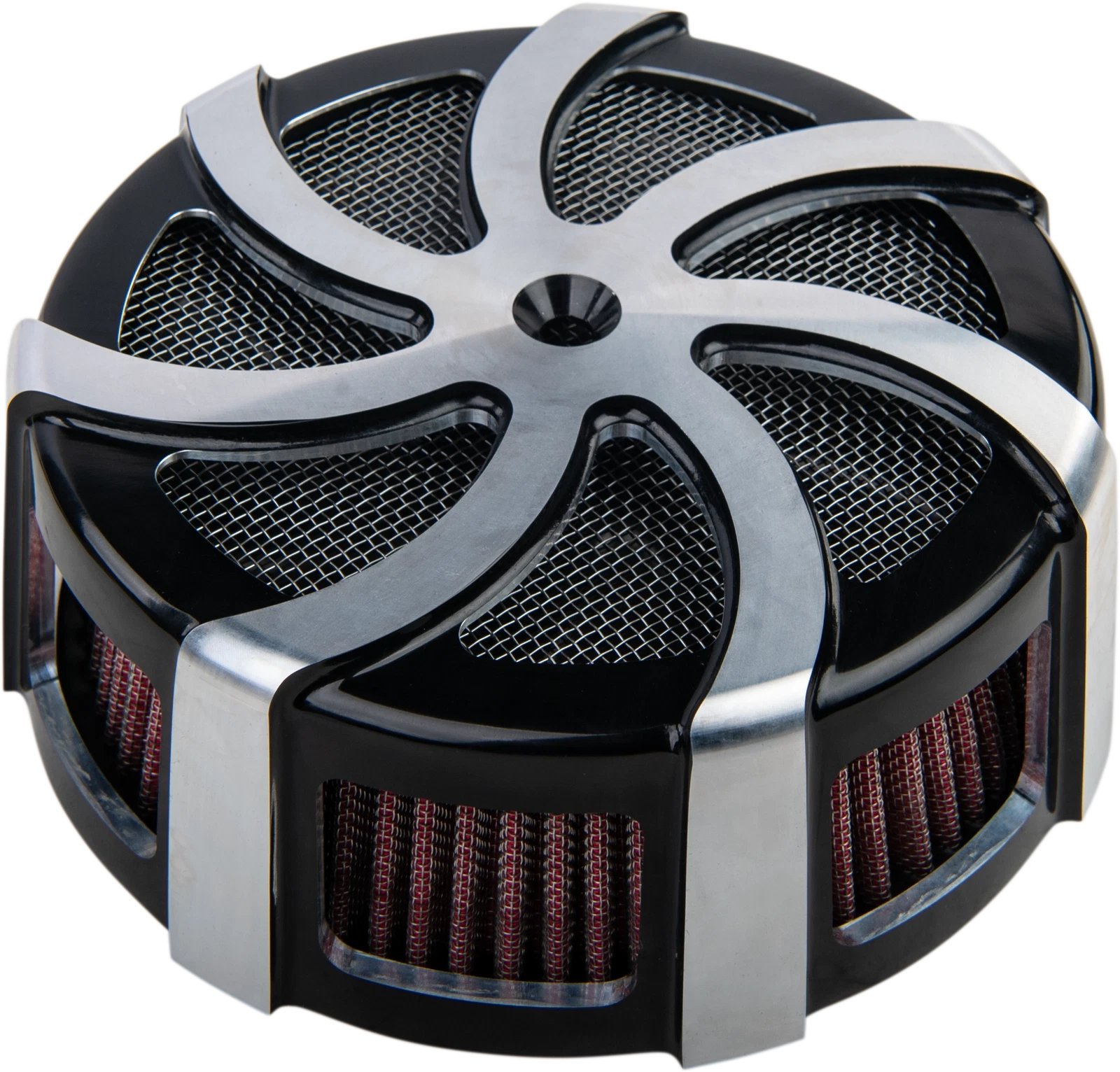 Harddrive Kruel Air Cleaner Kit Black Contrast Cut For V-twin