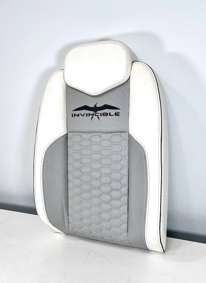 Invincible Boats, Single Seat Backrest, 28 In X 18 In, Honeycomb Style