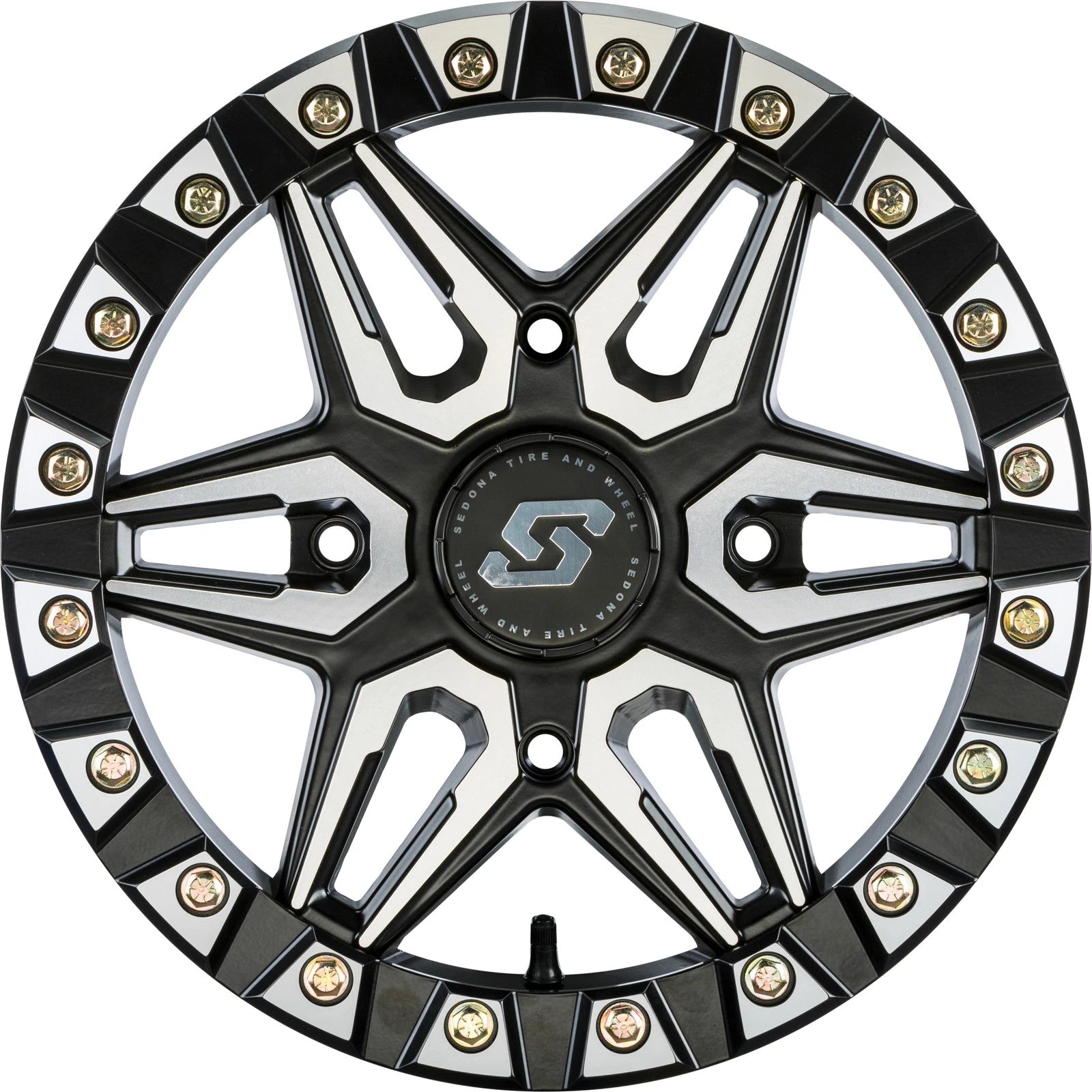 Sedona Split 6 Beadlock Wheel 15x6 4/137 For Atv/utv Races &