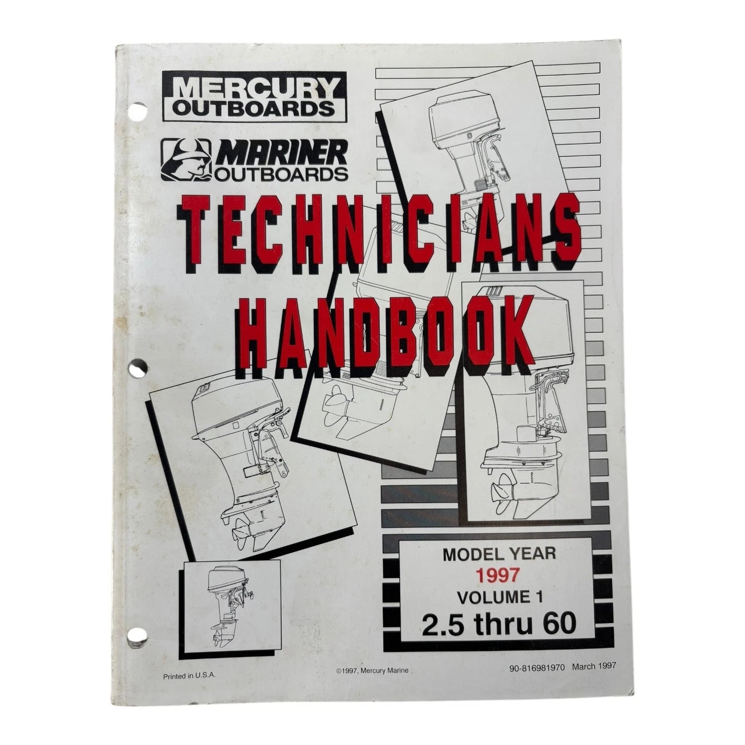 Mercury/marine<wbr/>r Outboards 90-816981970, Technicians Handbook